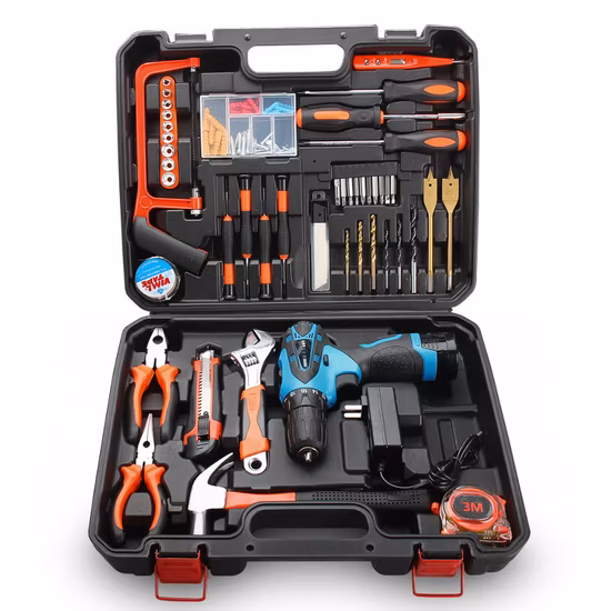 Household Multifunctional Drill Toolbox